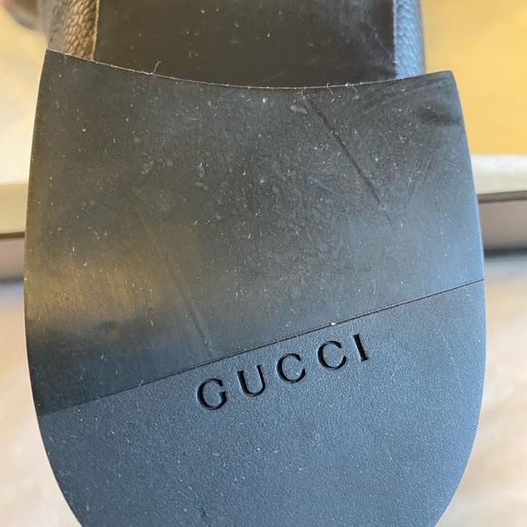 Gucci Loafers Navy Leather